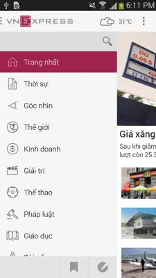 VnExpress.net android App screenshot 5